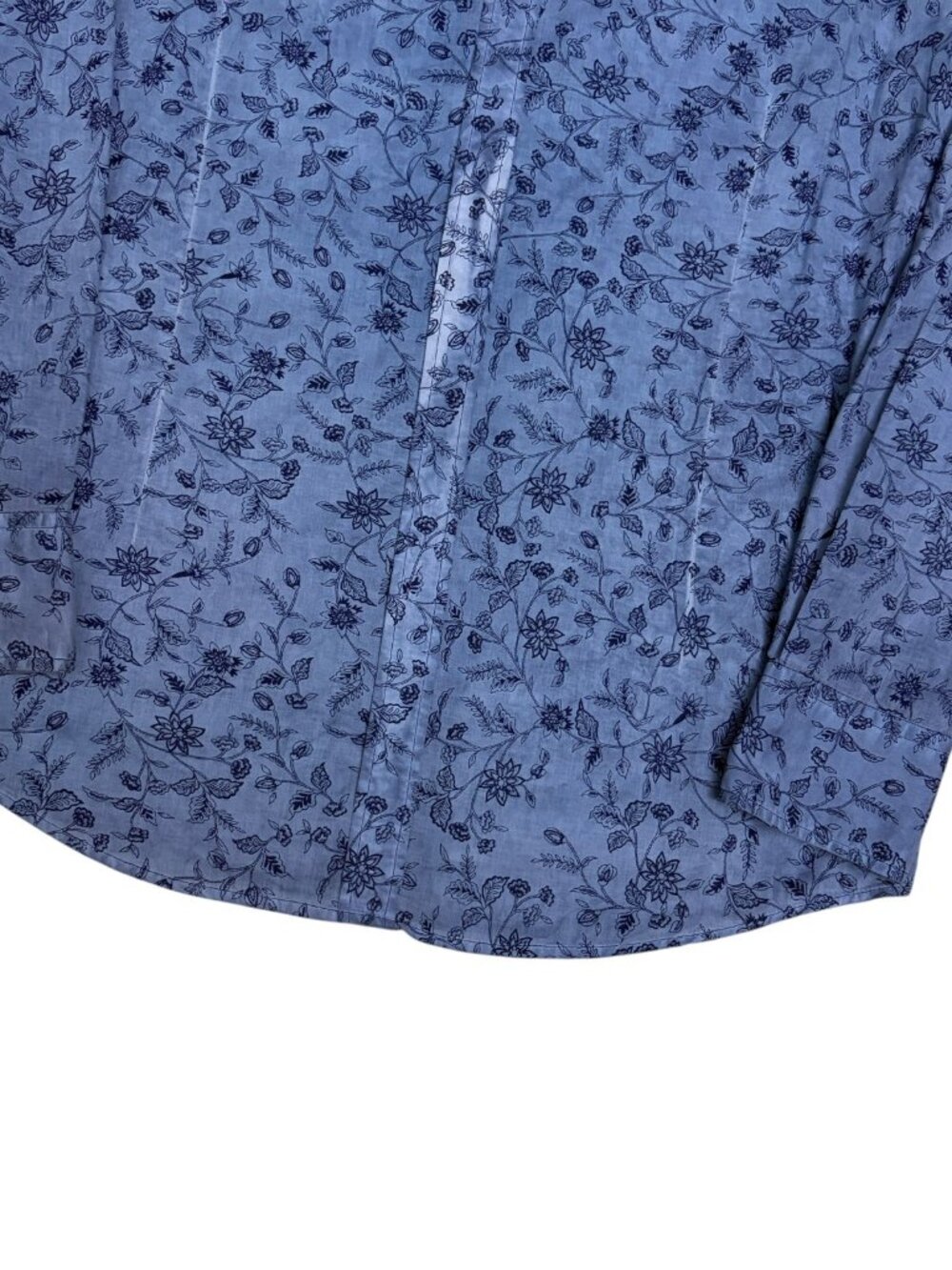 ANTONY MORATO Shirt Luxury Designer Blue Long Sleeve Casual Floral Mens 2XL - Picture 7 of 7